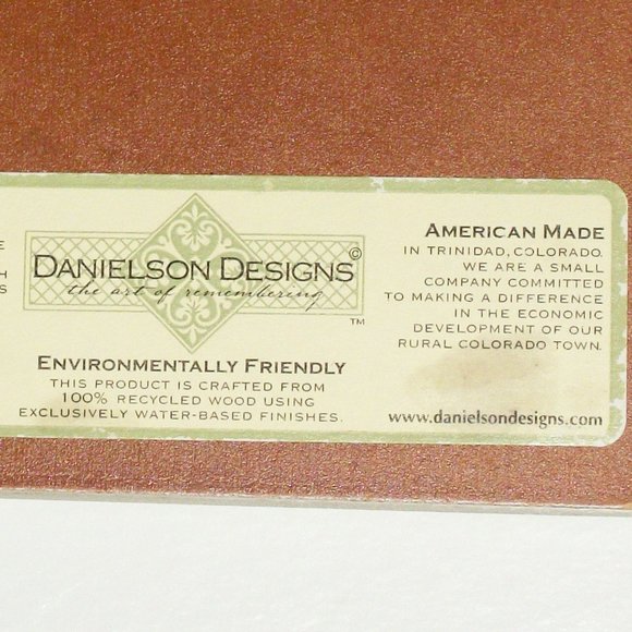 ❄️HP❄️ Annie Danielson Designs "DREAM" Wall Art Wall Plaque 16"L Inspirational - Picture 9 of 9